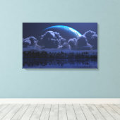 北回帰線（夜） キャンバスプリント (インサイチュ (ウッドフロア))