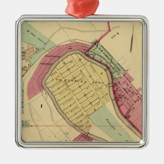 北回転 メタルオーナメント (正面)