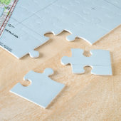 北外銀行ノースカロライナMap (1985年) ジグソーパズル (側面)