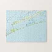 北外銀行ノースカロライナMap (1985年) ジグソーパズル (横)