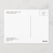 北夜Northern Lights ポストカード (裏面)