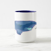 "北大西洋のセミクジラ" 15ozのコンボのマグ マグカップ (中央)