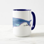 "北大西洋のセミクジラ" 15ozのコンボのマグ マグカップ (正面右)