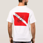 北大西洋のダイバー Tシャツ (裏面)