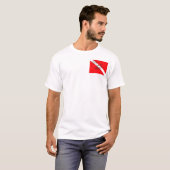 北大西洋のダイバー Tシャツ (正面フル)