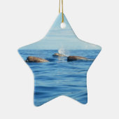 北大西洋のトックリクジラ属 セラミックオーナメント (右)