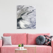 北大西洋の上空の雲 キャンバスプリント (インサイチュ (リビング))