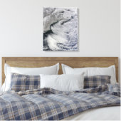 北大西洋の上空の雲 キャンバスプリント (インサイチュ (寝室))