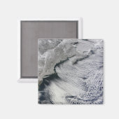 北大西洋の上空の雲 マグネット (正面/裏面)