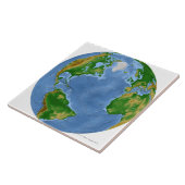 北大西洋の植物の地図 タイル (側面)