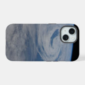 北大西洋低気圧 iPhone 15ケース (裏面横)