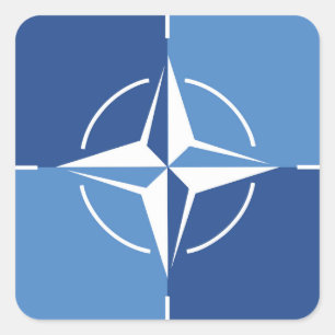 北大西洋条約オルガニ国旗の象徴 スクエアシール