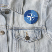 北大西洋条約オルガニ国旗の象徴 缶バッジ (インサイチュ)