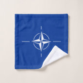 北大西洋条約機構(NATO)の団体や組織アリア州旗 バスタオルセット (ウォッシュタオル)
