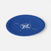 北大西洋条約機構(NATO)の団体や組織アリア州旗 ペーパープレート (アングル)