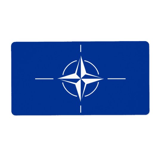 北大西洋条約機構(NATO)の団体や組織アリア州旗 ラベル (正面)