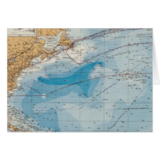 北大西洋海図 (正面横)