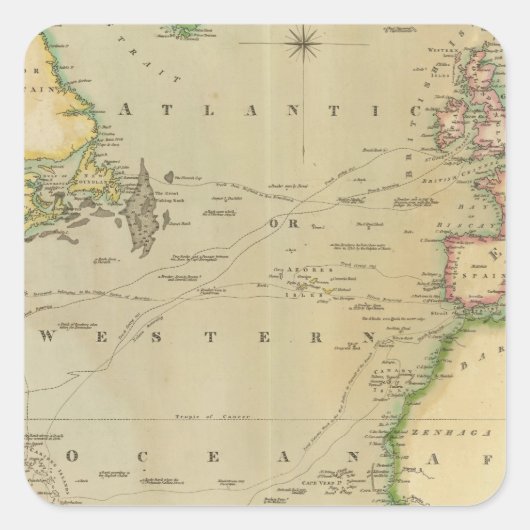 北大西洋海 スクエアシール (正面)