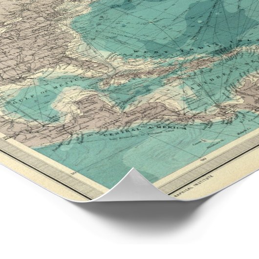 北大西洋海 ポスター (角)