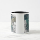 北大西洋開花の植物プランクトン海 マグカップ (中央)