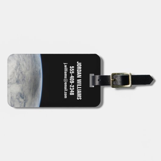 北太平洋に注がれた月の影。 ラゲッジタグ (正面横)