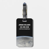 北太平洋に注がれた月の影。 ラゲッジタグ (裏面縦)