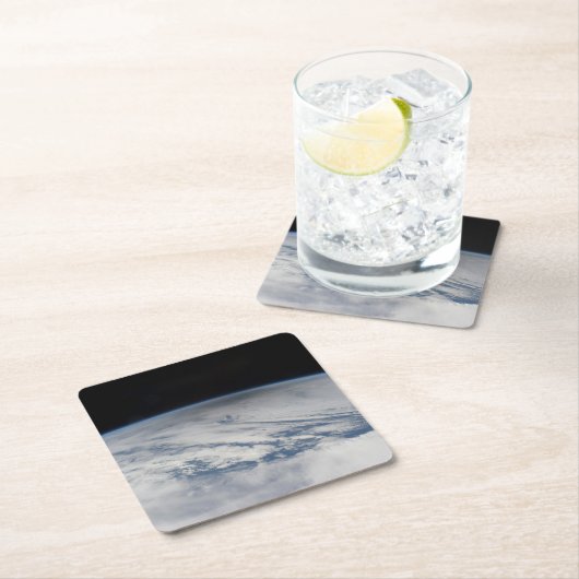 北太平洋に注がれた月の影。2 スクエアペーパーコースター (インサイチュ)