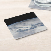 北太平洋に注がれた月の影。2 スクエアペーパーコースター (アングル)