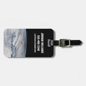 北太平洋に注がれた月の影。2 ラゲッジタグ (正面横)