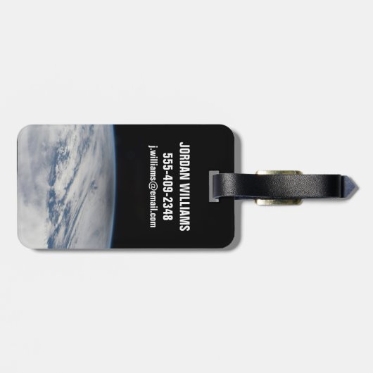 北太平洋に注がれた月の影。2 ラゲッジタグ (裏面横)