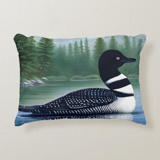 北威厳のあるウィルダネスローン アクセントクッション (正面)