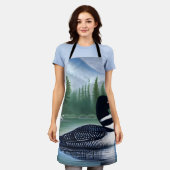 北威厳のあるウィルダネスローン エプロン (着用した状態)