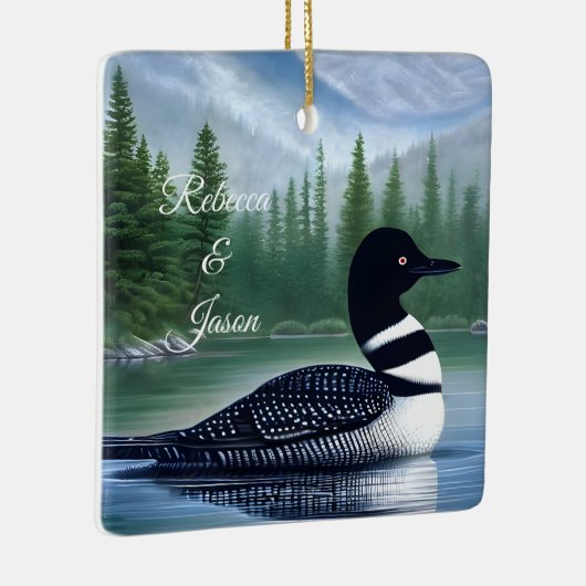 北威厳のあるウィルダネスローン セラミックオーナメント (右)