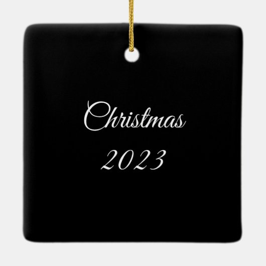 北威厳のあるウィルダネスローン セラミックオーナメント (裏面)