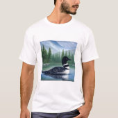 北威厳のあるウィルダネスローン Tシャツ (正面)