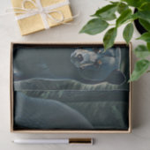 北威厳のある林の黒熊 薄葉紙 (ギフト)