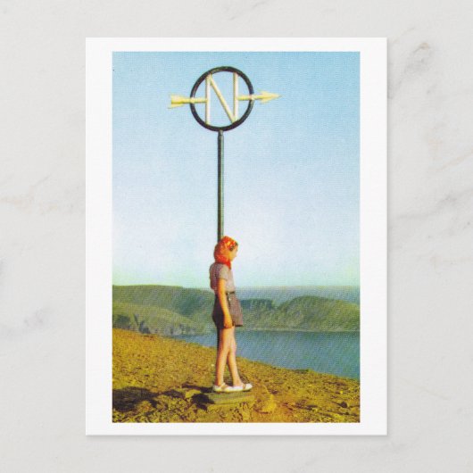 北岬、ヨーロッパ本土の最北端 ポストカード (正面)