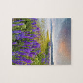 北岸のルピネの野草の畑 ジグソーパズル (横)