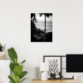 北岸を見下ろすハンモック ポスター (ホームオフィス)