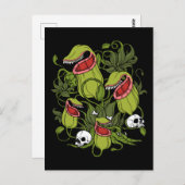 北投のサラセニア食虫植物 ポストカード (正面/裏面)