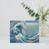 北斎がフィボナッチに会う黄金比 ポストカード (スタンド正面)