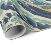 北斎が神奈素晴らし川ギャラリー沖HD ラッピングペーパー (ロールコーナー)