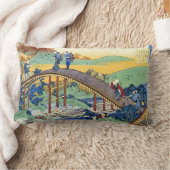 北斎が詠んだ百首のナース ランバークッション (ブランケット)