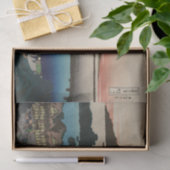 北斎による甲斐国伊沢の夜明け 薄葉紙 (ギフト)