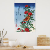 北斎のアザミのクロスビル ポスター (キッチン)