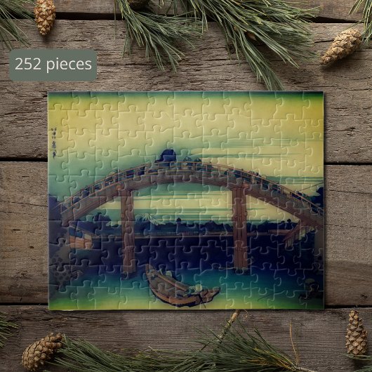 北斎の万年橋の下 ジグソーパズル