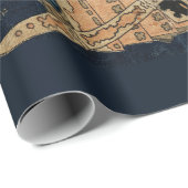 北斎の刀で侍と戦う ラッピングペーパー (ロールコーナー)