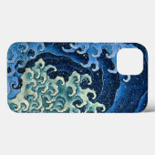 北斎の女性的な波 ビンテージ オーシャン Case-Mate iPhoneケース (裏面 (横))