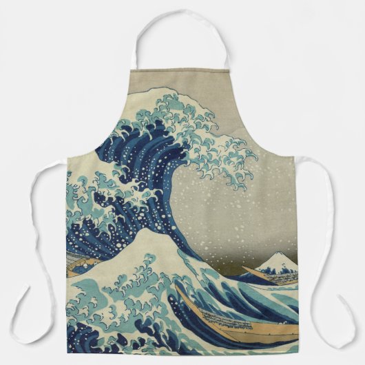 北斎の波素晴らしが神奈川から エプロン (正面)