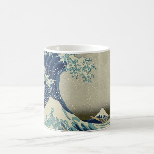北斎の波素晴らしが神奈川から コーヒーマグカップ (中央)